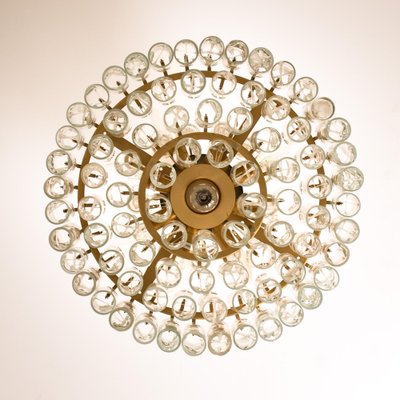 Glass and Brass Chandelier from Doria, 1960-VDW-954903