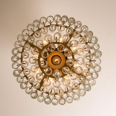 Glass and Brass Chandelier from Doria, 1960-VDW-954903