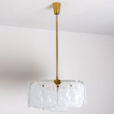 Glass and Brass Light Fixtures by J.T Kalmar, Austria, 1960s-VDW-1358398