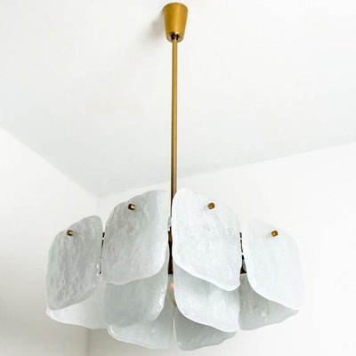 Glass and Brass Light Fixtures by J.T Kalmar, Austria, 1960s-VDW-1358398