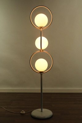 Glass and Metal Floor Lamp from Temde, 1970s-FUP-1397185