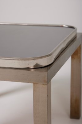 Glass and Metal Side Table from Maison Jansen-QAC-2034716