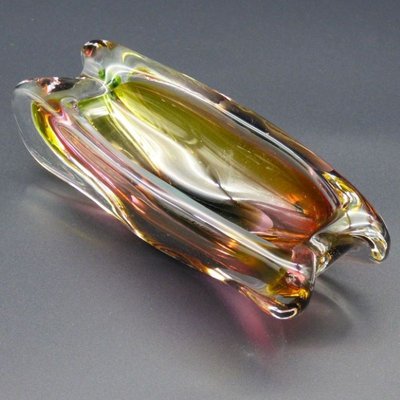 Glass Ashtray by Josef Rozinek for Novy Bor Borocrystal-WK-1152809