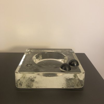 Glass Ashtray from Leucos, 1970s-MOH-1259565