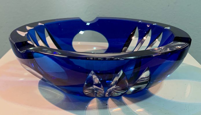 Glass Ashtray from Val Saint Lambert, 1970s-IKW-796687