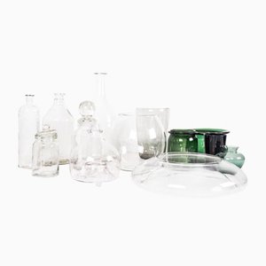 Glass Bottles and Jars, Set of 13-VLO-1351013