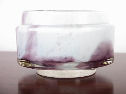 Glass Bowl by Frantisek Koudelka for Glasswork Prachen, 1970s-IND-1393380