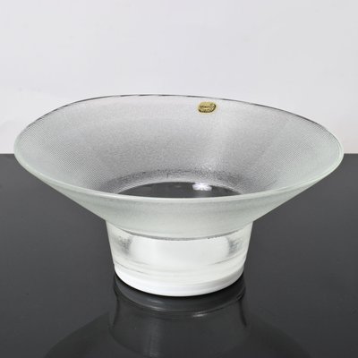 Glass Bowl by Jiri Suhajek for Crystalex Novy Bor, 1980s-IXK-672675