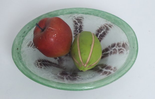 Glass Bowl in Green from WMF Ikora, 1960s-ESB-2019682