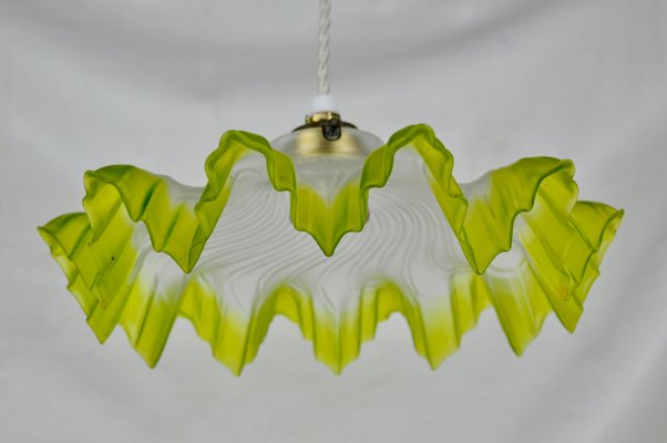 Glass Ceiling Lamp, 1930s-ROJ-637527