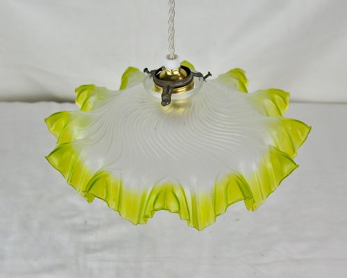 Glass Ceiling Lamp, 1930s-ROJ-637527