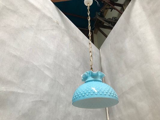 Glass Ceiling Lamp, 1960s-WQQ-1374943