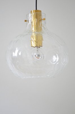 Glass Ceiling Lamp from Limburg, 1960s-OV-589900