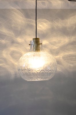 Glass Ceiling Lamp from Limburg, 1960s-OV-589900