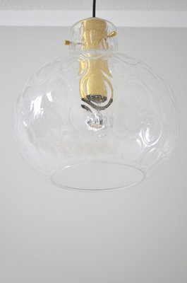 Glass Ceiling Lamp from Limburg, 1960s-OV-589900