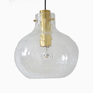 Glass Ceiling Lamp from Limburg, 1960s-OV-589900