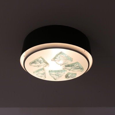 Glass Ceiling Lamp from Raak, 1950s-DV-626570