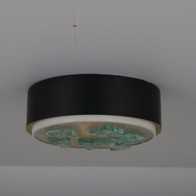 Glass Ceiling Lamp from Raak, 1950s-DV-626570