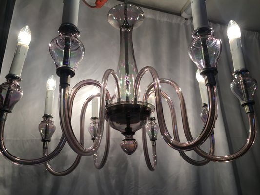 Glass Chandelier, 1970s-WQQ-795893