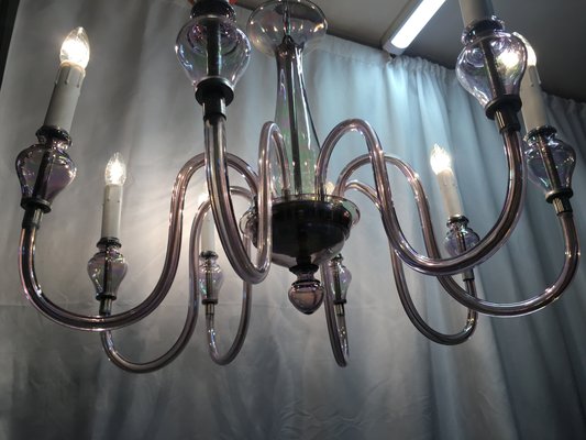 Glass Chandelier, 1970s-WQQ-795893