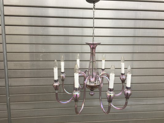 Glass Chandelier, 1970s-WQQ-795893