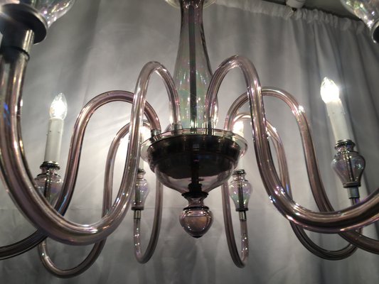 Glass Chandelier, 1970s-WQQ-795893