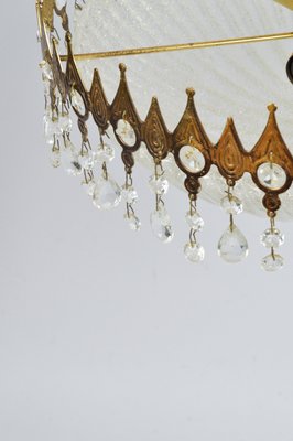 Glass Chandelier, Germany, 1970s-NXX-2027911