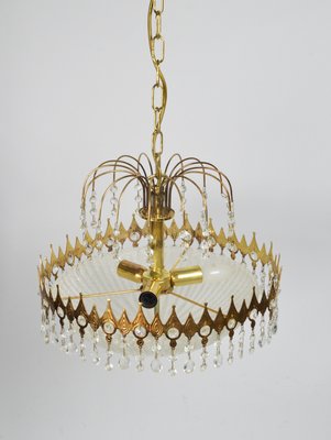 Glass Chandelier, Germany, 1970s-NXX-2027911