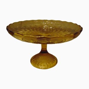 Glass Confectionary Bowl on Foot, 1970s-CAQ-1407588