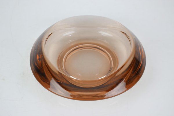 Glass Design Ashtray by Zelezny Brod Glassworks, 1960s-TZ-1287092