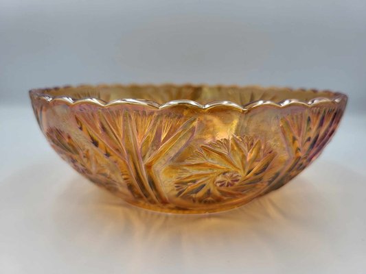 Glass Dish from Hortensja Glassworks, 1970s-CAQ-748891