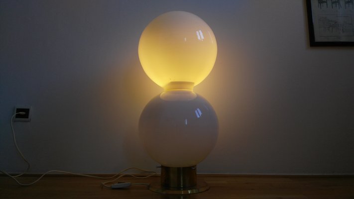 Glass Floor Lamp, 1970s-TZ-547768