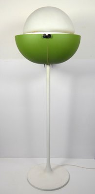 Glass Floor Lamp with Adjustable Shade by Konsztandinidisz Iraklisz, 1960s-UWE-787343