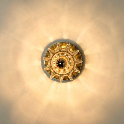 Glass Flower Wall Sconce from Cosack Leuchten, 1970-VDW-2032759