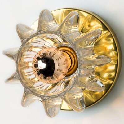 Glass Flower Wall Sconce from Cosack Leuchten, 1970-VDW-2032759