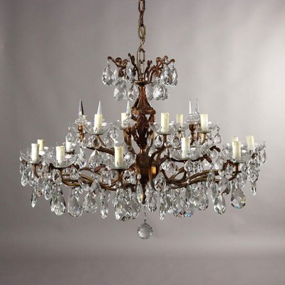 Glass Gilded Bronze Chandelier-VMM-2035080