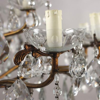 Glass Gilded Bronze Chandelier-VMM-2035080