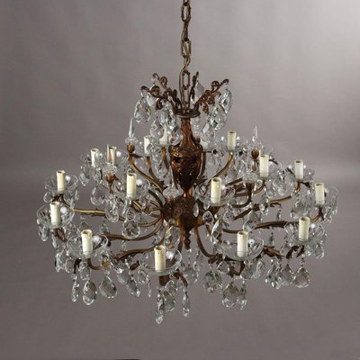 Glass Gilded Bronze Chandelier-VMM-2035080