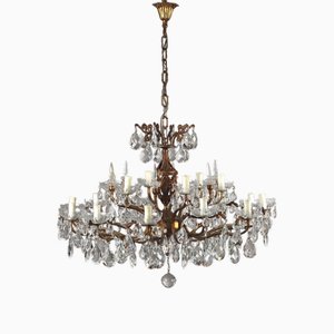 Glass Gilded Bronze Chandelier-VMM-2035080