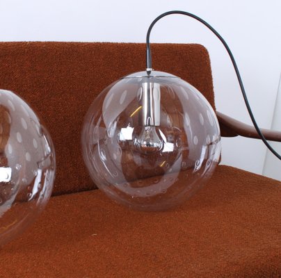 Glass Globe Bubble Teardrop Pendant Lamp by Raak, 1960s-XT-1403165