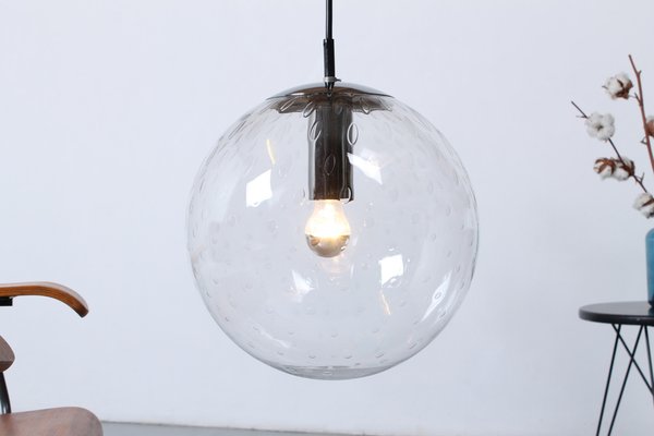 Glass Globe Bubble Teardrop Pendant Lamp by Raak, 1960s-XT-1403165