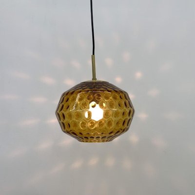 Glass Hanging Lamp from Limburg, Germany, 1970s-BGP-1442364