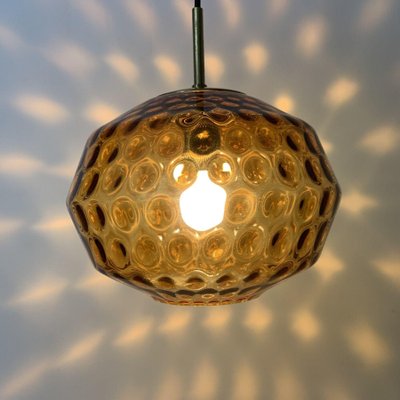 Glass Hanging Lamp from Limburg, Germany, 1970s-BGP-1442364