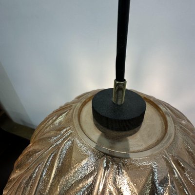 Glass Leaf Hanging Lamp from Peill & Putzer, 1970s-BGP-1798439