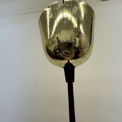 Glass Leaf Hanging Lamp from Peill & Putzer, 1970s-BGP-1798439