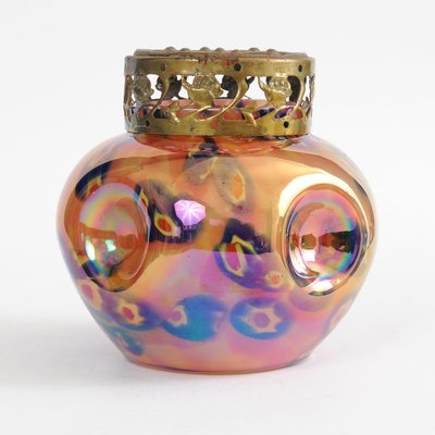 Glass Millefiori Vase from Wilhelm Kralik Sohn, 1920s-IXK-547196