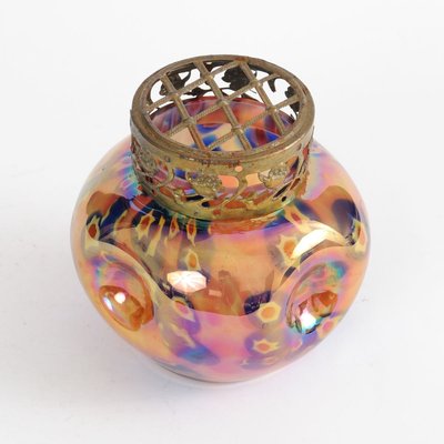 Glass Millefiori Vase from Wilhelm Kralik Sohn, 1920s-IXK-547196