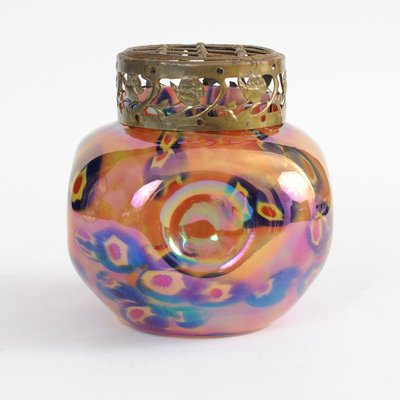 Glass Millefiori Vase from Wilhelm Kralik Sohn, 1920s-IXK-547196