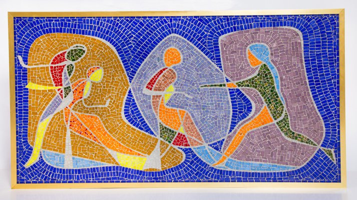 Glass Mosaic Wall Decoration, 1960s-UWE-795302