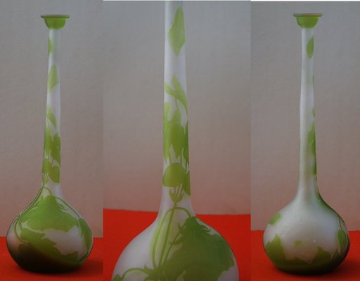 Glass Paste Vase by Émile Galle-KHH-542307